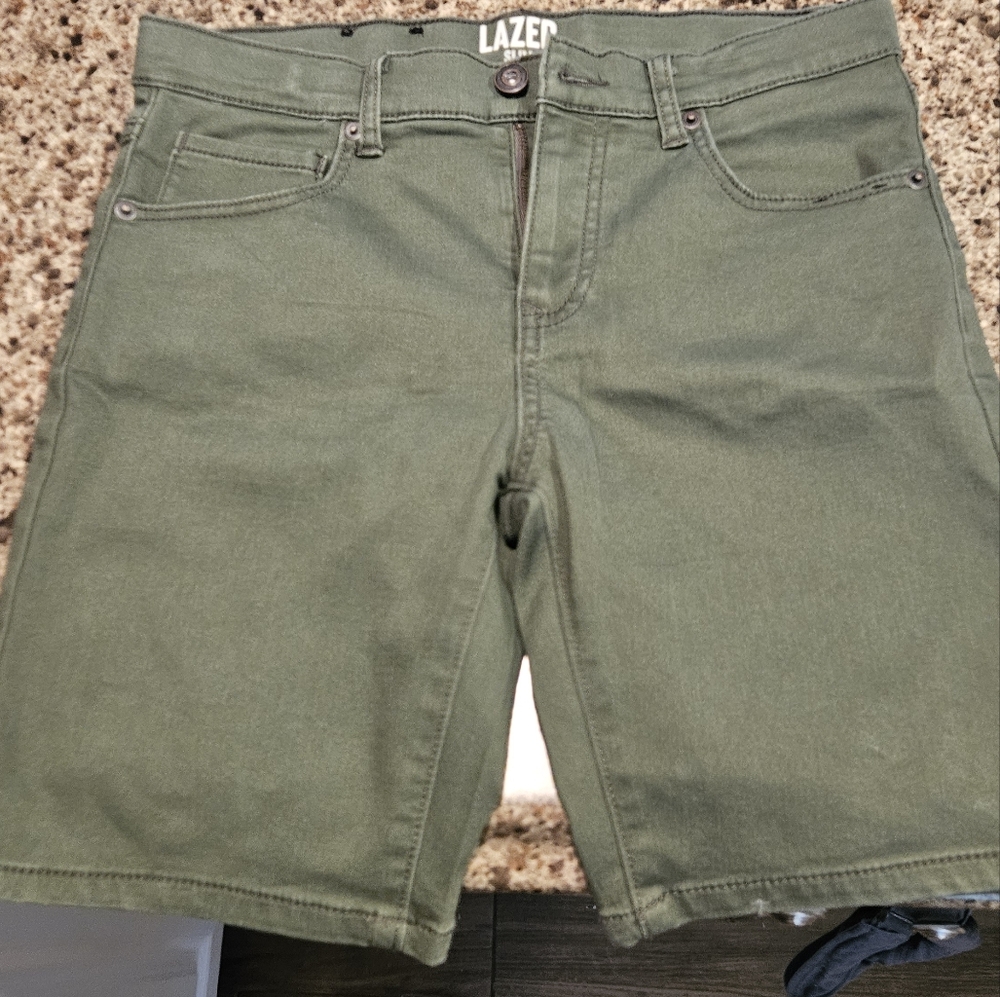Boys Green Shorts